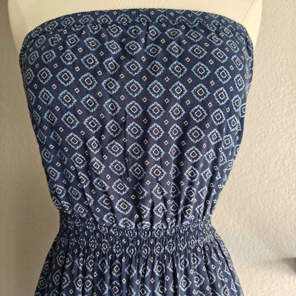 🍓Abercrombie & Fitch maxi viscose strapless dress NWOT - Picture 4 of 8